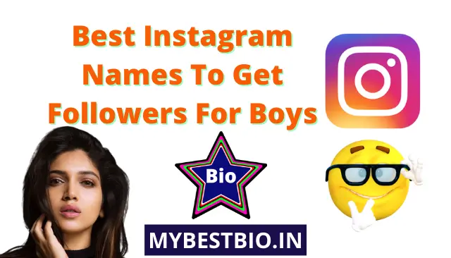 Best Instagram Names To Get Followers For Boys