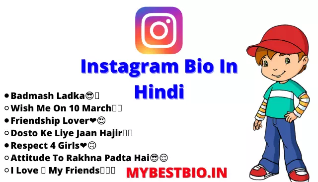 201+ Stylish Instagram Bio In Hindi 2022 | Bio For Instagram Boy Attitude In Hindi