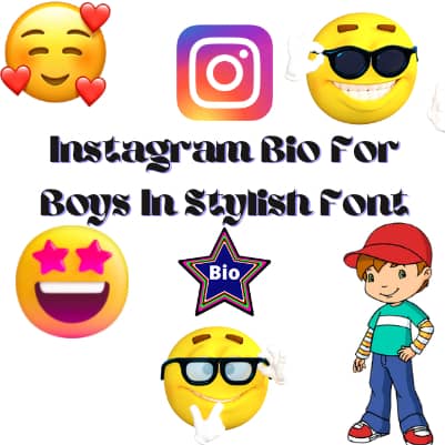 Instagram Bio For Boys In Stylish Font