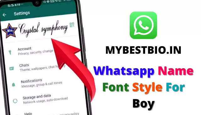 Whatsapp Name Font Style For Boy