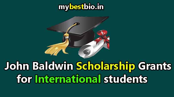 John Baldwin Scholarship Grants for International students in the USA 2023