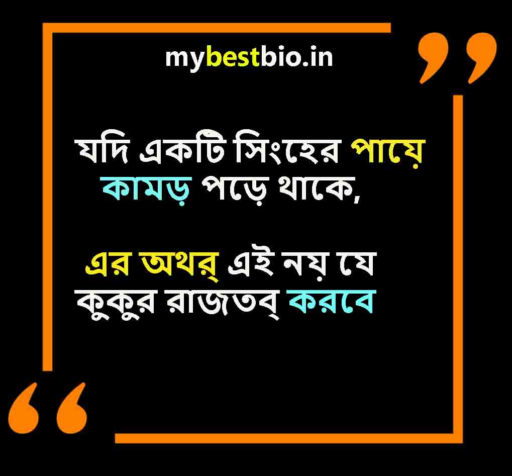 attitude caption bengali