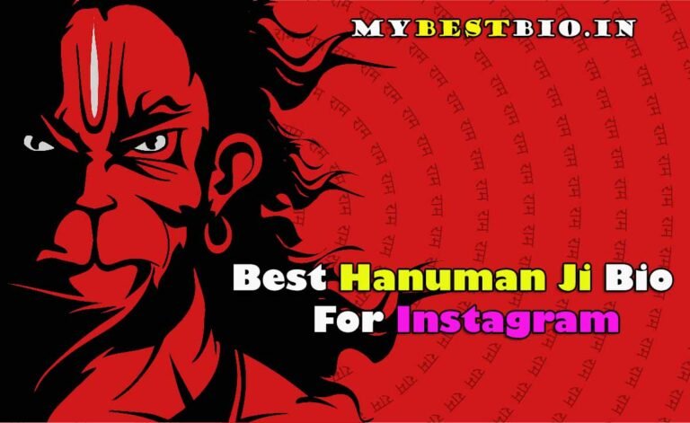 Hanuman Bio For Instagram, Instagram Bio For Hanuman